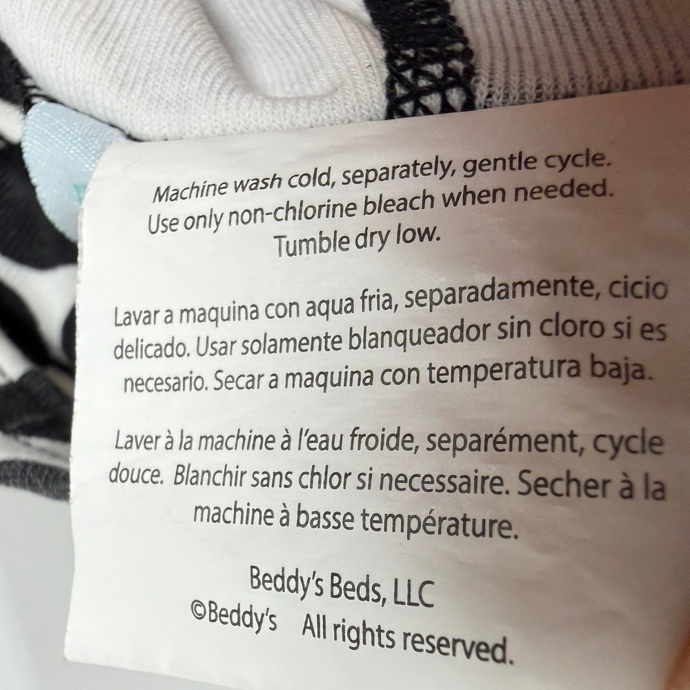 Beddy's Women Giraffe Print Pajama Set XL Black White Loungewear Sleepwear Cozy - Picture 8 of 10